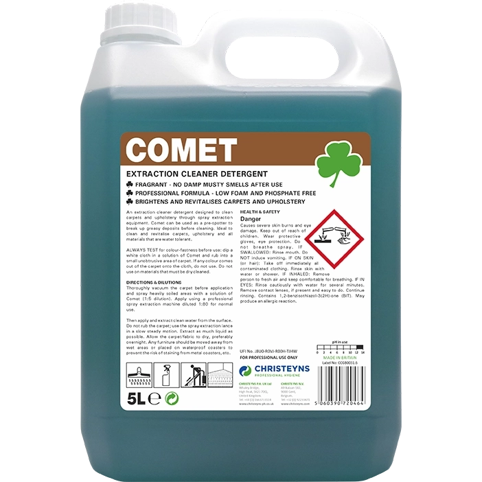 Comet Carpet Extraction Cleaner - 5lt