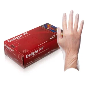VINYL POWDER FREE GLOVES SMALL