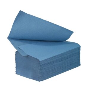 BLUE INTERFOLD HAND TOWEL - 1 PLY