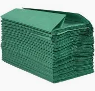 C-FOLD PAPER HAND TOWELS - GREEN